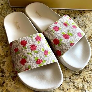 michael kors benny flip flop wedge
